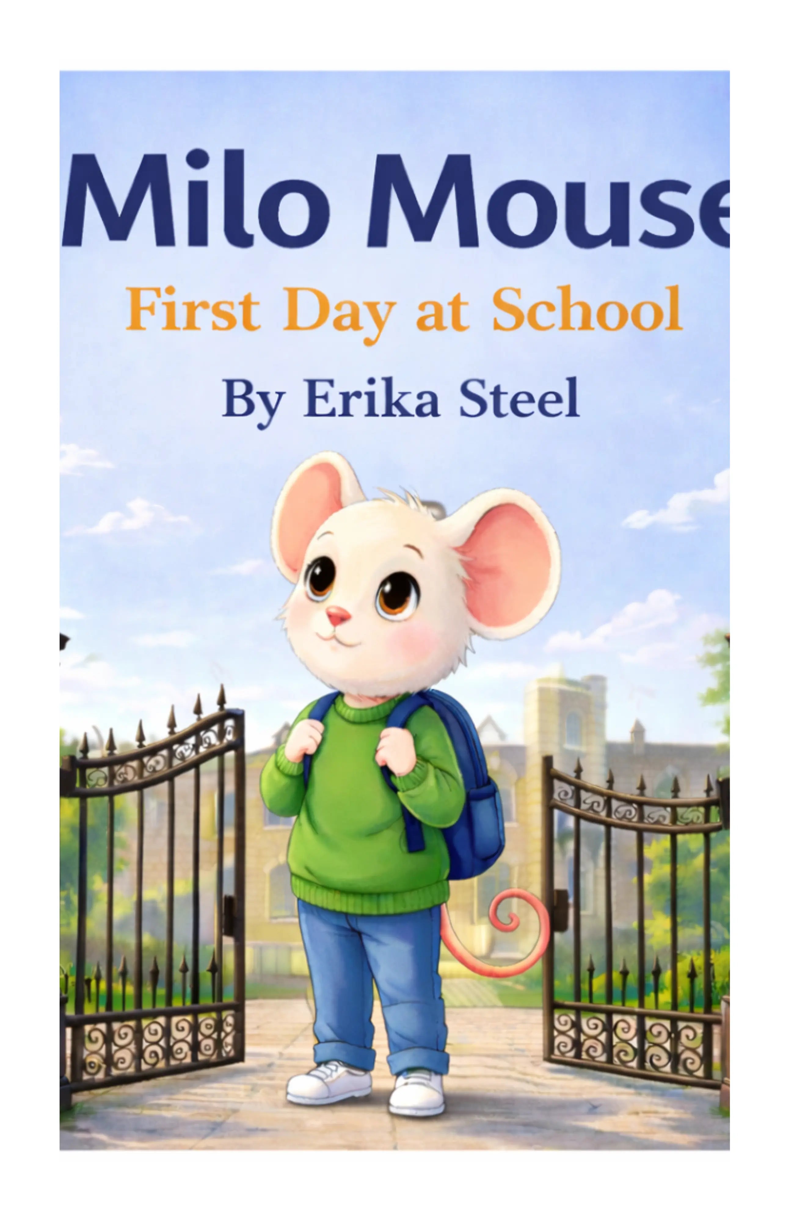 Milo Mouse First day at School Amazing Fantasy Art